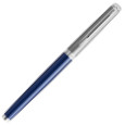 Waterman Hemisphere Essentials Fountain Pen - Matte Blue & Sandblasted Steel - Picture 2