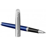 Waterman Hemisphere Essentials Rollerball Pen - Matte Blue & Sandblasted Steel - Picture 3