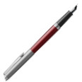 Waterman Hemisphere Essentials Fountain Pen - Matte Red & Sandblasted Steel - Picture 1