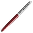 Waterman Hemisphere Essentials Fountain Pen - Matte Red & Sandblasted Steel - Picture 2