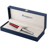 Waterman Hemisphere Essentials Fountain Pen - Matte Red & Sandblasted Steel - Picture 4