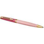 Waterman Hemisphere Ballpoint Pen - Colour Blocking Pink Gold Trim - Picture 2