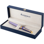 Waterman Hemisphere Fountain Pen - Colour Blocking Purple Gold Trim - Picture 3