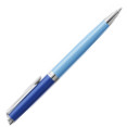 Waterman Hemisphere Ballpoint Pen - Colour Blocking Blue Chrome Trim - Picture 1