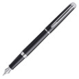 Waterman Hemisphere Fountain & Ballpoint Pen Set - Gloss Black Chrome Trim in Luxury Gift Box - Picture 2