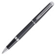 Waterman Hemisphere Rollerball Pen - Matte Black Chrome Trim in Luxury Gift Box with Free Notebook - Picture 2