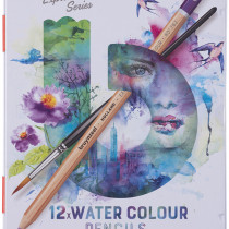Bruynzeel Expression Watercolour Pencils - Assorted Colours (Tin of 12)