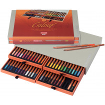 Bruynzeel Design Colour Chalk Pencils - Assorted Colours (Pack of 48)