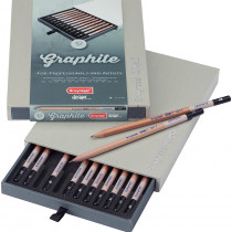 Bruynzeel Design Graphite Pencils - Assorted Grades (Pack of 12)