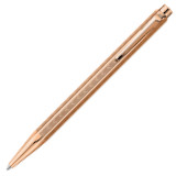 Caran d'Ache Ecridor Ballpoint Pen - 'Chevron' Rose-Gilded