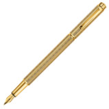 Caran d'Ache Ecridor Fountain Pen - 'Chevron' Gilded