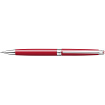 Caran d'Ache Léman Slim Mechanical Pencil - 0.7mm - Scarlet Red Lacquer Rhodium Trim