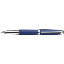 Caran d'Ache Léman Rollerball Pen - Blue Night Lacquer Rhodium Trim