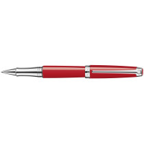 Caran d'Ache Léman Rollerball Pen - Scarlet Red Lacquer Rhodium Trim