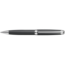 Caran d'Ache Léman Ballpoint Pen - Matt Black Lacquer Rhodium Trim