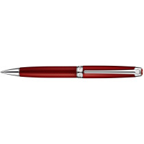 Caran d'Ache Léman Ballpoint Pen - Rouge Carmin Guilloché