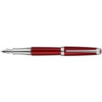 Caran d'Ache Léman Fountain Pen - Rouge Carmin Guilloché