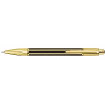 Caran d'Ache Varius China Black Mechanical Pencil - 0.7mm - Gold Plated