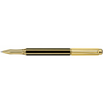 Caran d'Ache Varius China Rollerball Pen - Black Gold Plated