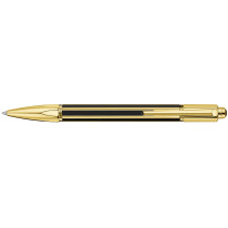 Caran d'Ache Varius China Ballpoint Pen - Black Gold Plated