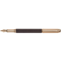 Caran d'Ache Varius Ebony Fountain Pen - Rose Gold Plated