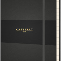 Castelli Flexible Pocket Notebook - Ruled - Graphite