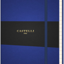 Castelli Flexible Pocket Notebook - Ruled - China Blue