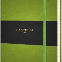 Castelli Flexible Pocket Notebook - Ruled - Bright Green