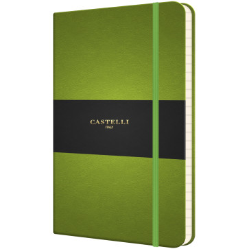 Castelli Flexible Pocket Notebook - Ruled - Bright Green