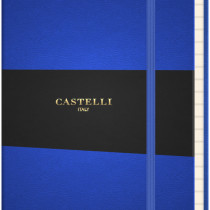 Castelli Flexible Pocket Notebook - Ruled - French Blue