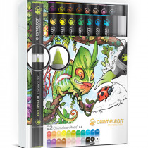 Chameleon Blendable Marker Pens - Assorted Colours (Deluxe Set of 22)