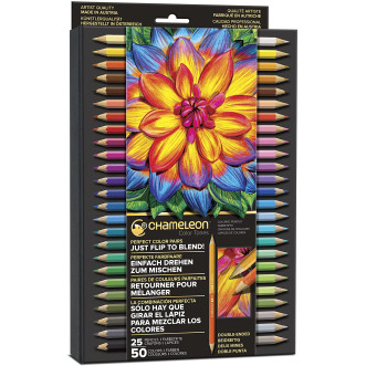 Chameleon Double-Ended Colouring Pencils - Assorted Colours (Pack of 25)