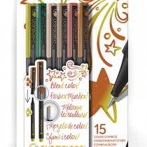 Chameleon Fineliner Pens - Nature Colours (Pack of 6)