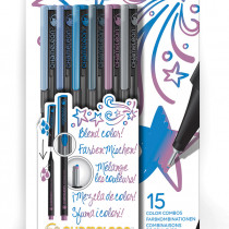 Chameleon Fineliner Pens - Cool Colours (Pack of 6)