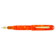 Conklin All American Fountain Pen - Sunburst Orange Gold Trim