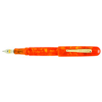 Conklin All American Fountain Pen - Sunburst Orange Gold Trim