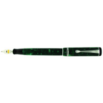 Conklin Duragraph Fountain Pen - Forest Green Chrome Trim