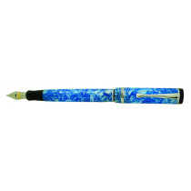 Conklin Duragraph Fountain Pen - Ice Blue Chrome Trim