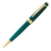 Cross Bailey Light Ballpoint Pen - Green Resin with Gold Plated Trim