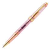 Cross Bailey Light Ballpoint Pen - Translucent Pink Sapphire Resin with Gold Trim