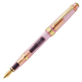 Cross Bailey Light Fountain Pen - Translucent Pink Sapphire Resin with Gold Trim (Extra Fine)