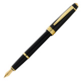 Cross Bailey Light Fountain Pen - Black Resin Gold Plated Trim