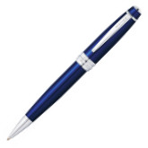 Cross Bailey Ballpoint Pen - Blue Lacquer Chrome Trim