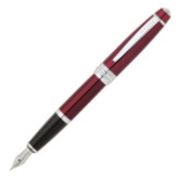 Cross Bailey Fountain Pen - Red Lacquer Chrome Trim