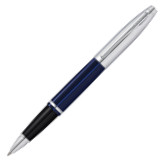 Cross Calais Rollerball Pen - Translucent Blue Chrome Trim