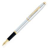 Cross Century II Fountain Pen - Medalist Chrome and Gold