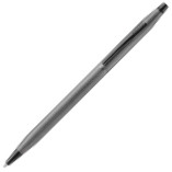 Cross Classic Century Ballpoint Pen - Slate Gray Engraved Diamond Pattern with Slate Gray Trim