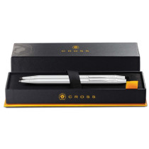 Cross Classic Century Ballpoint Pen and Pencil Set - Medalist Chrome & Gold