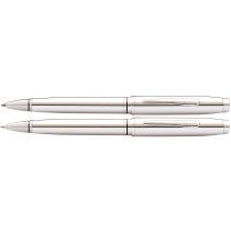 Cross Coventry Ballpoint Pen & Pencil Set - Polished Chrome