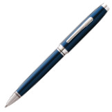 Cross Coventry Ballpoint Pen - Blue Lacquer Chrome Trim